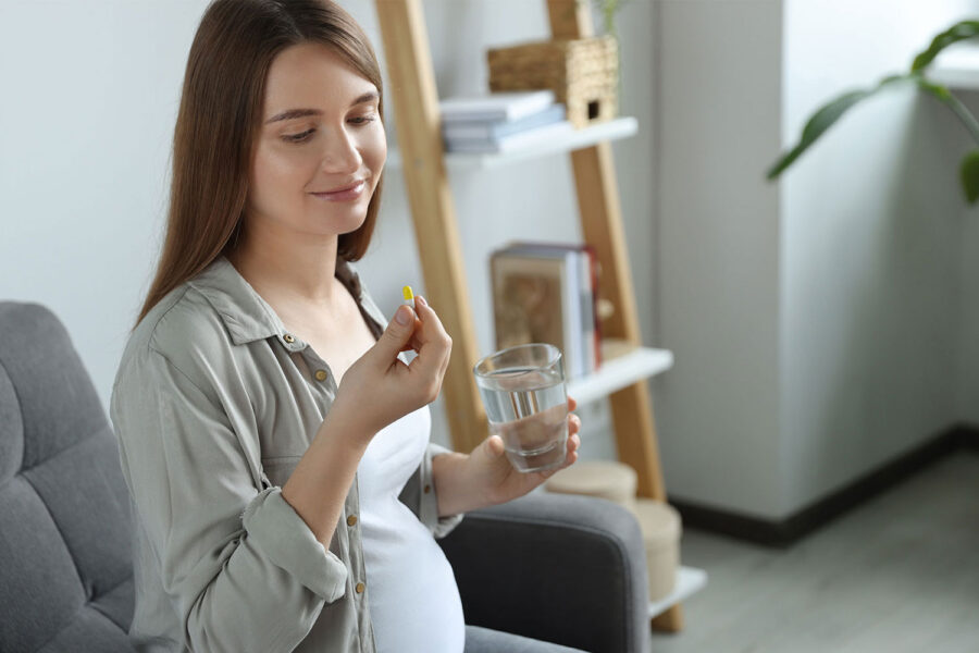 Zoloft-sertraline-is-an-SSRI-antidepressant-that-may-continue-during-pregnancy-when-the-benefits-outweigh-the-potential-risks