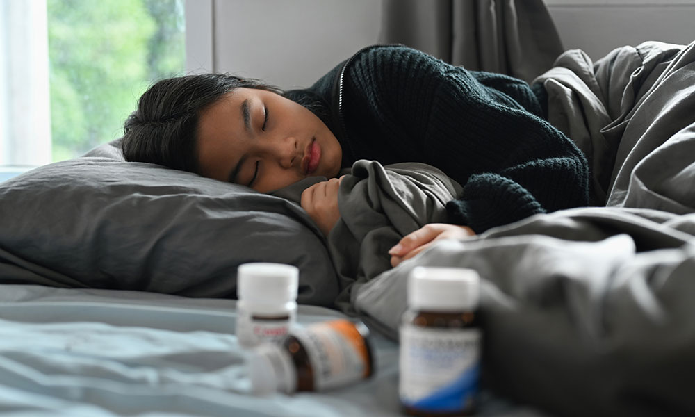 Ambien may be prescribed for insomnia.